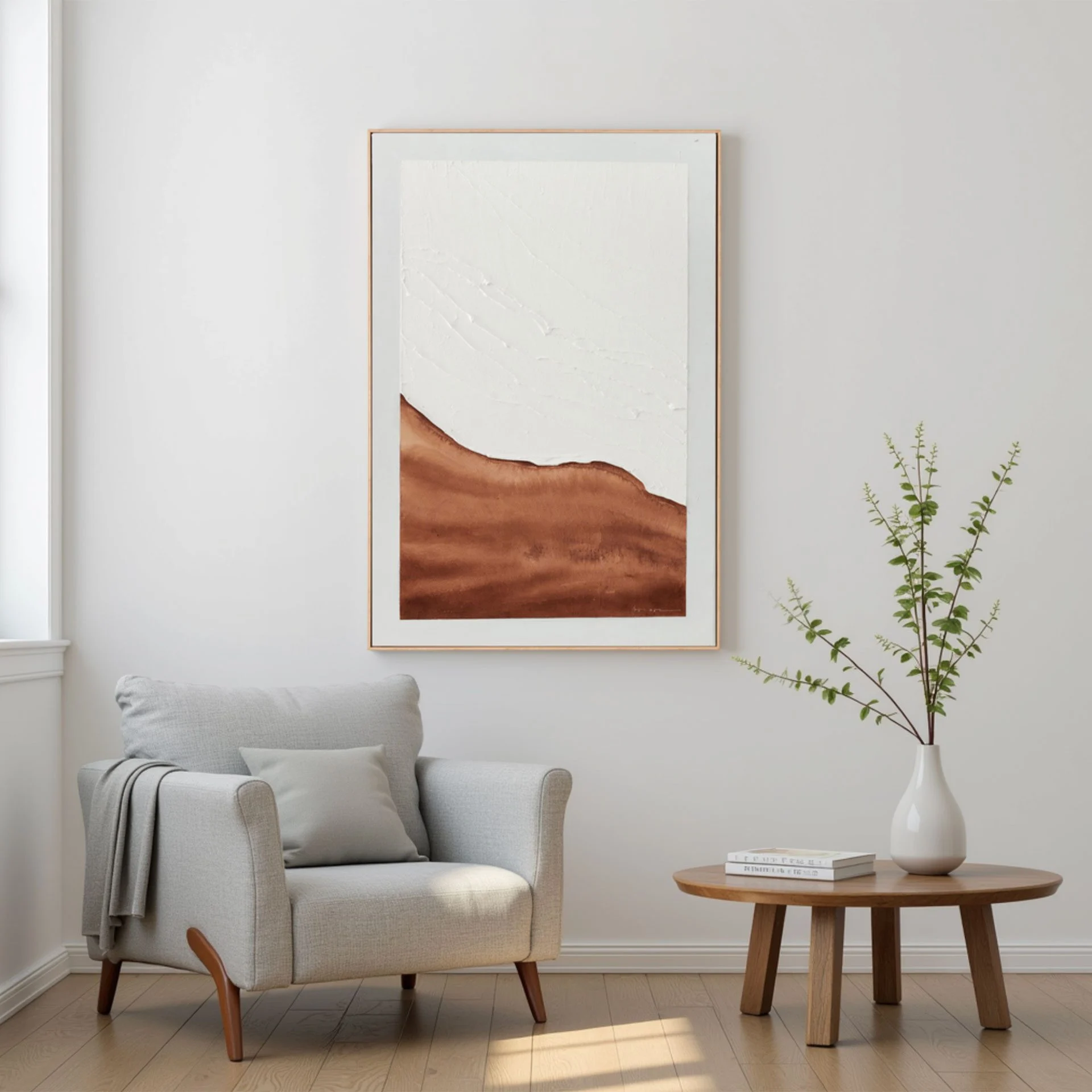 Alternative view of GDECO - Cuadro al Óleo. Marco de Madera 80*120 cm