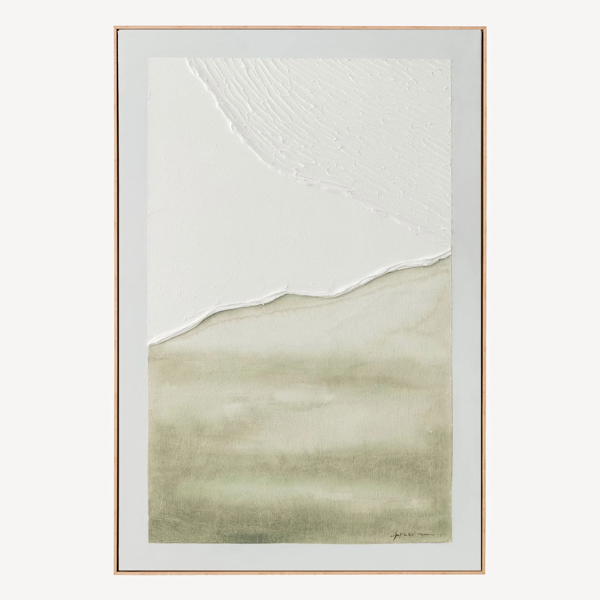 GDECO - Cuadro al Óleo. Marco de Madera 80*120 cm