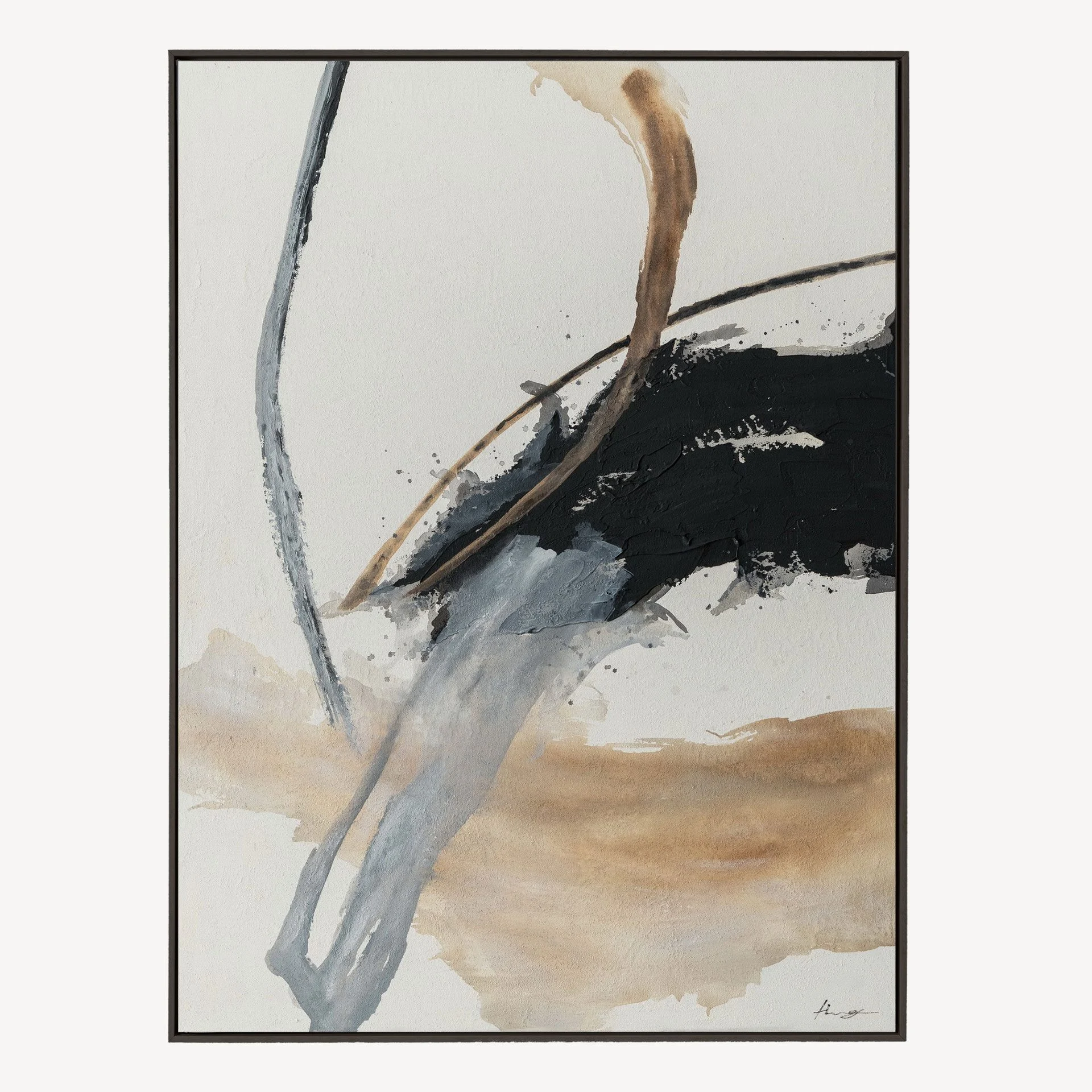 GDECO - Cuadro al Óleo. Marco de Madera 90*120 cm