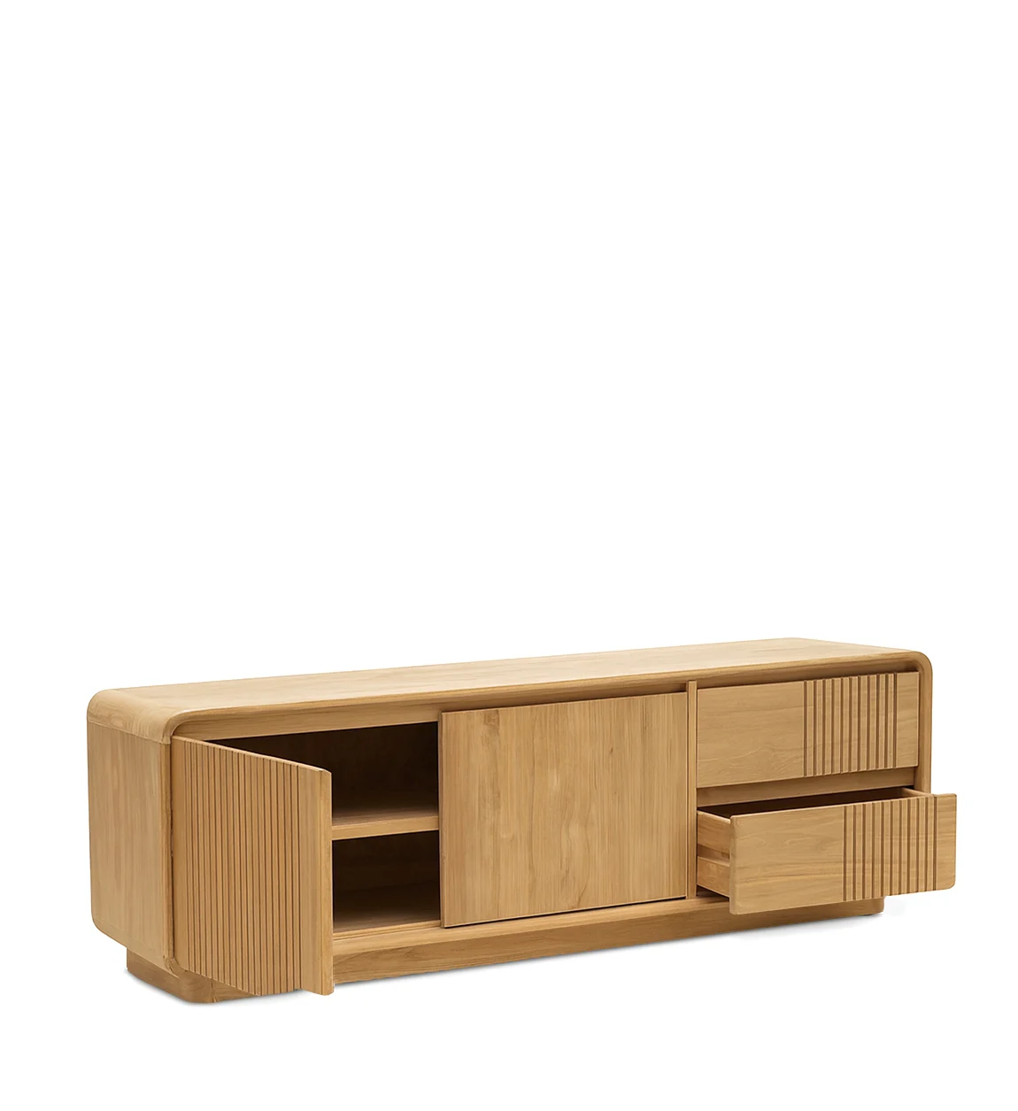 Mueble TV Eyre Madera de Teka 160*45*55 cm - Imagen 5