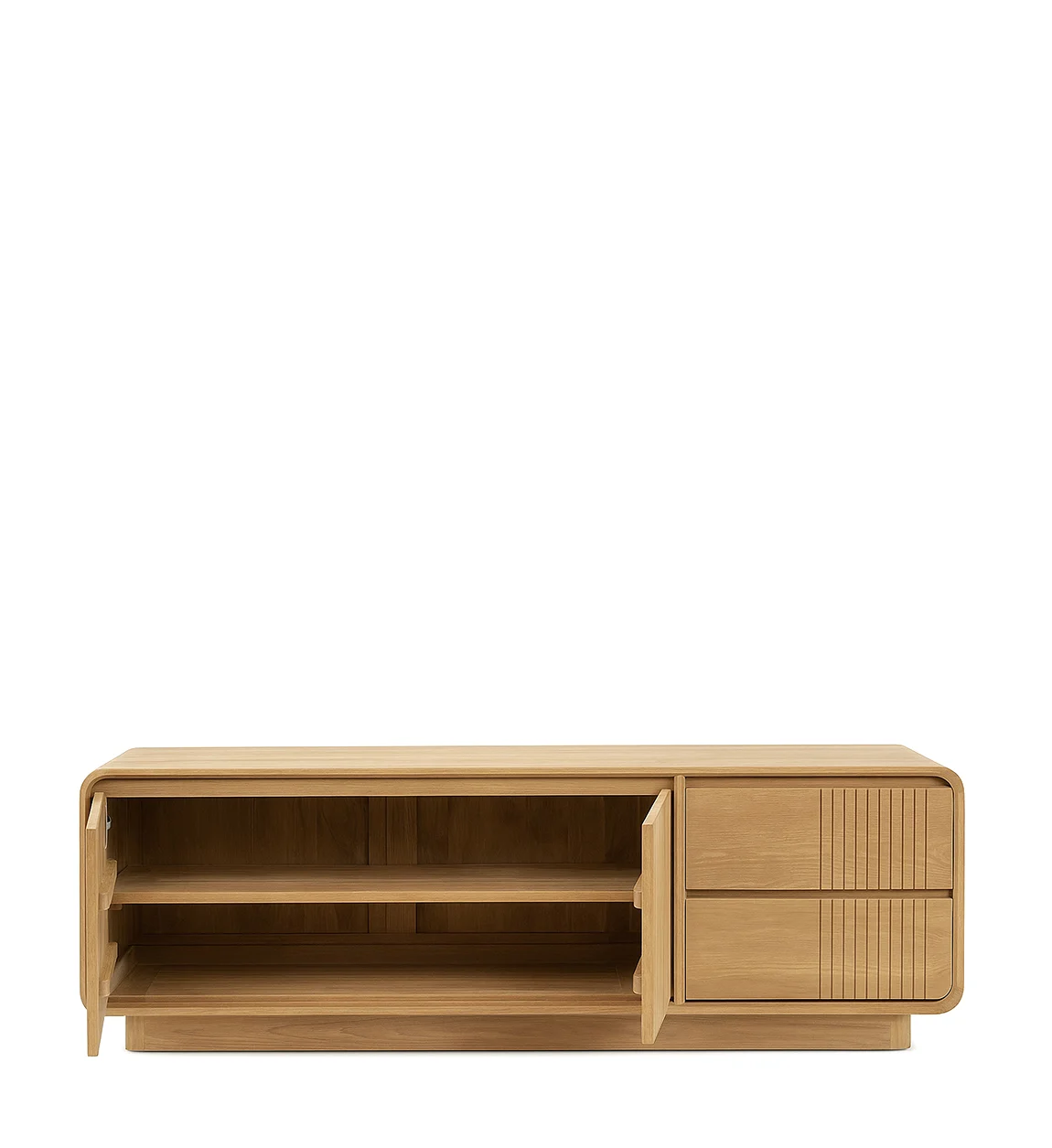 Mueble TV Eyre Madera de Teka 160*45*55 cm - Imagen 4