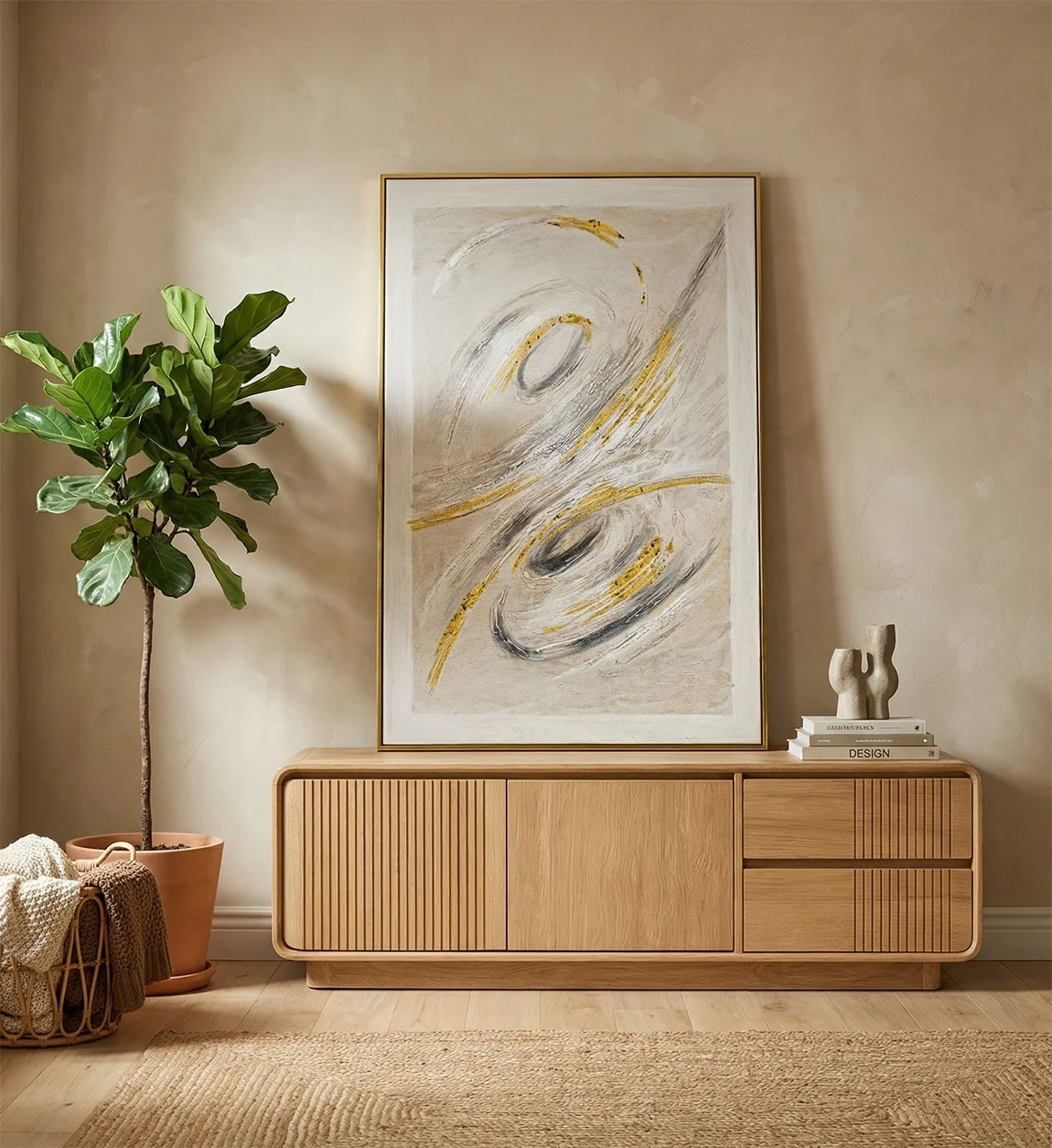 Mueble TV Eyre Madera de Teka 160*45*55 cm