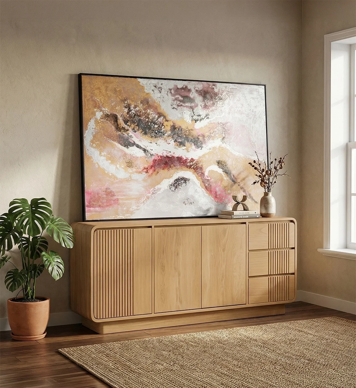 Aparador Eyre Madera de Teka 180*45*80 cm