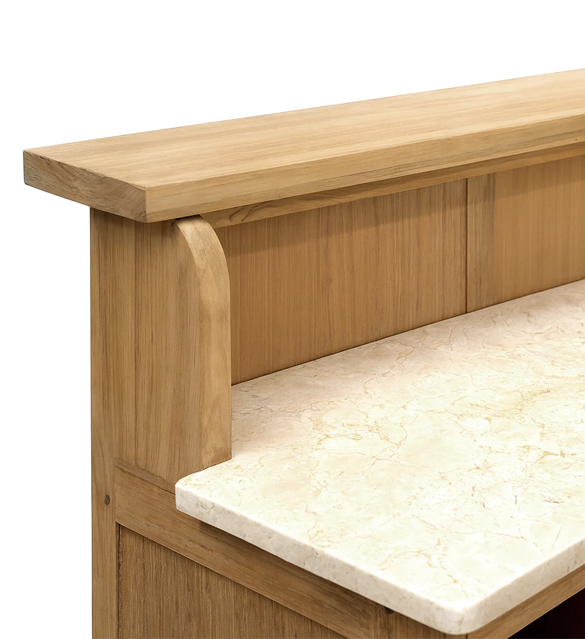 Mostrador Eyre Madera de Teka 156*63*108 cm - Imagen 3