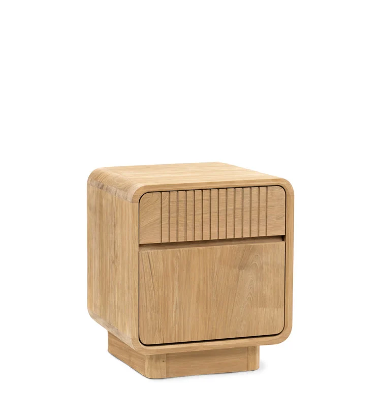 Mesita Eyre Madera de Teka 45*40*55 cm - Imagen 5
