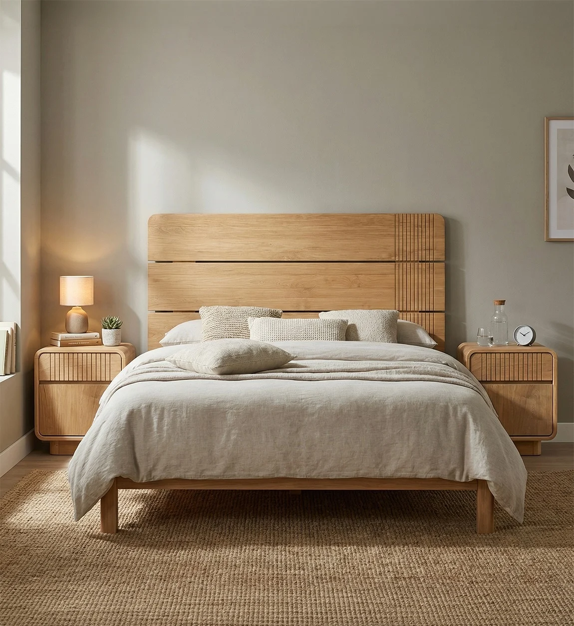 Cabecero Eyre Madera de Teka 160*5*130 cm