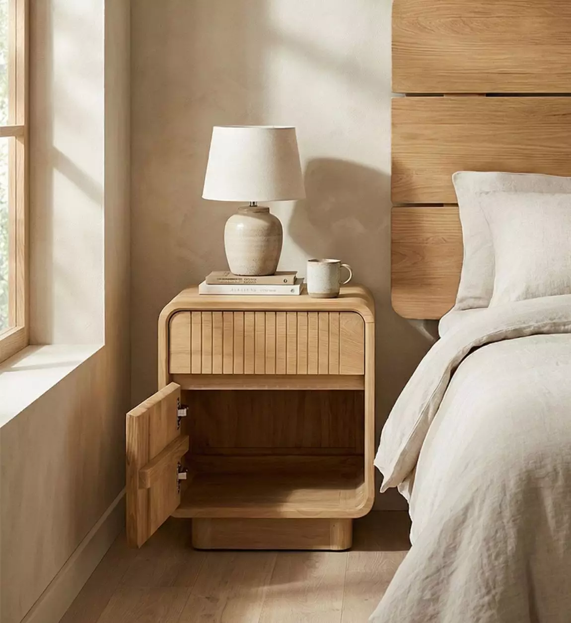 Mesita Eyre Madera de Teka 45*40*55 cm