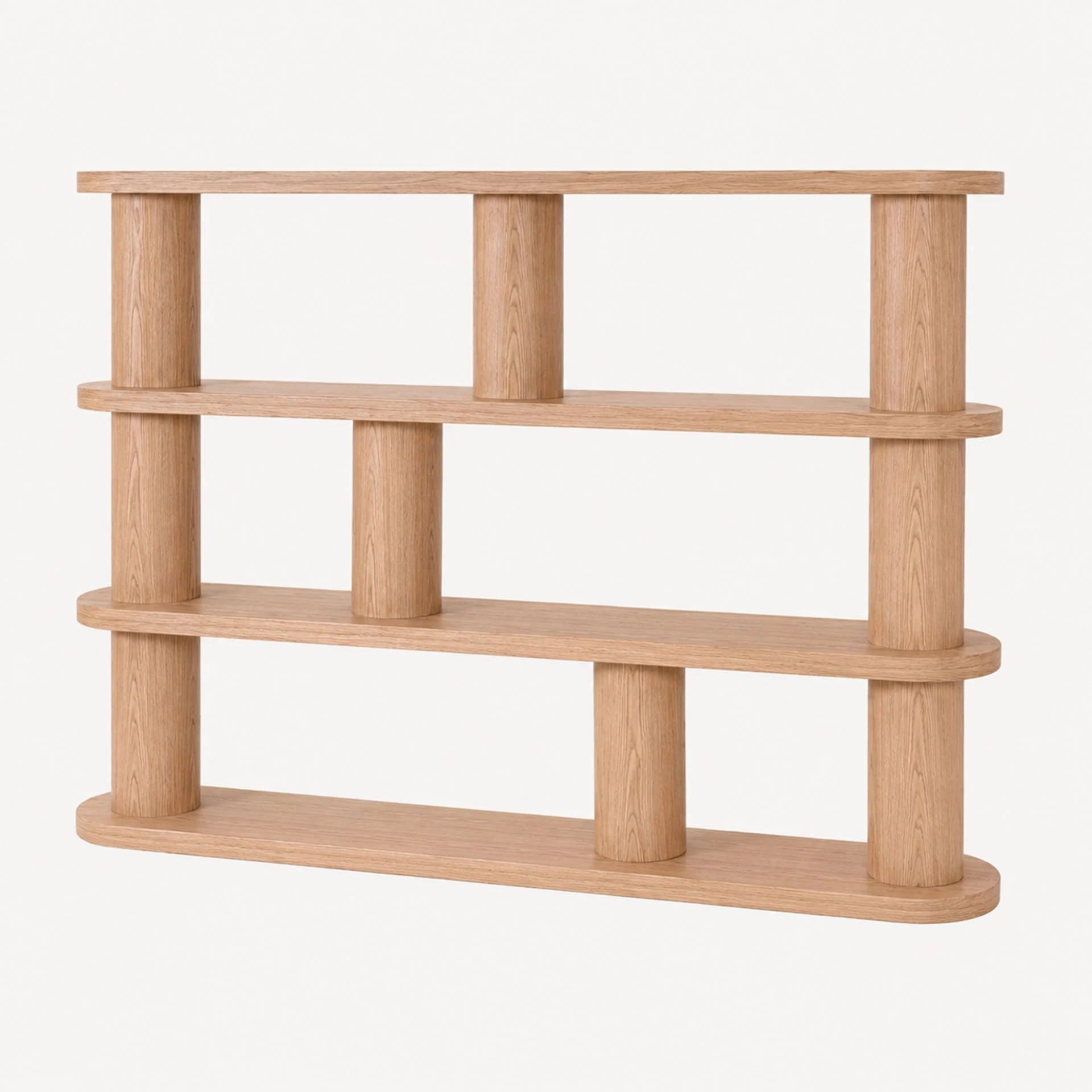 Alternative view of GDECO -  Estantería Victoria en Chapa Roble 213*35*154 cm