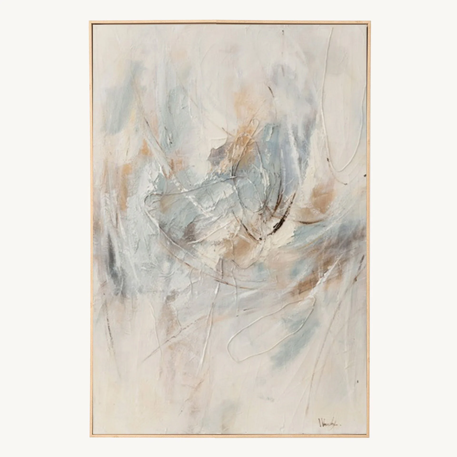 GDECO - Cuadros al Óleo. Marco de Madera y Viselado 120*160*4.0 cm - Imagen 2