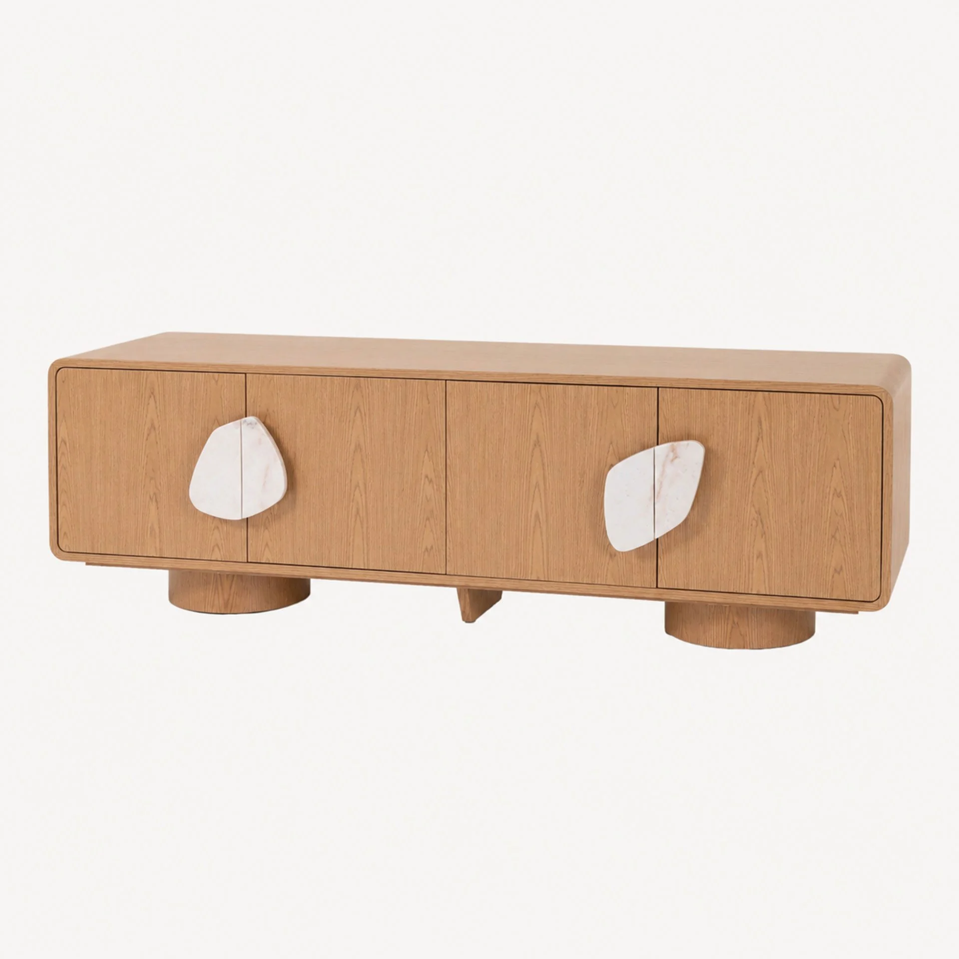 Alternative view of GDECO - Mueble tv Petra, Chapa Roble 180*54*57 cm