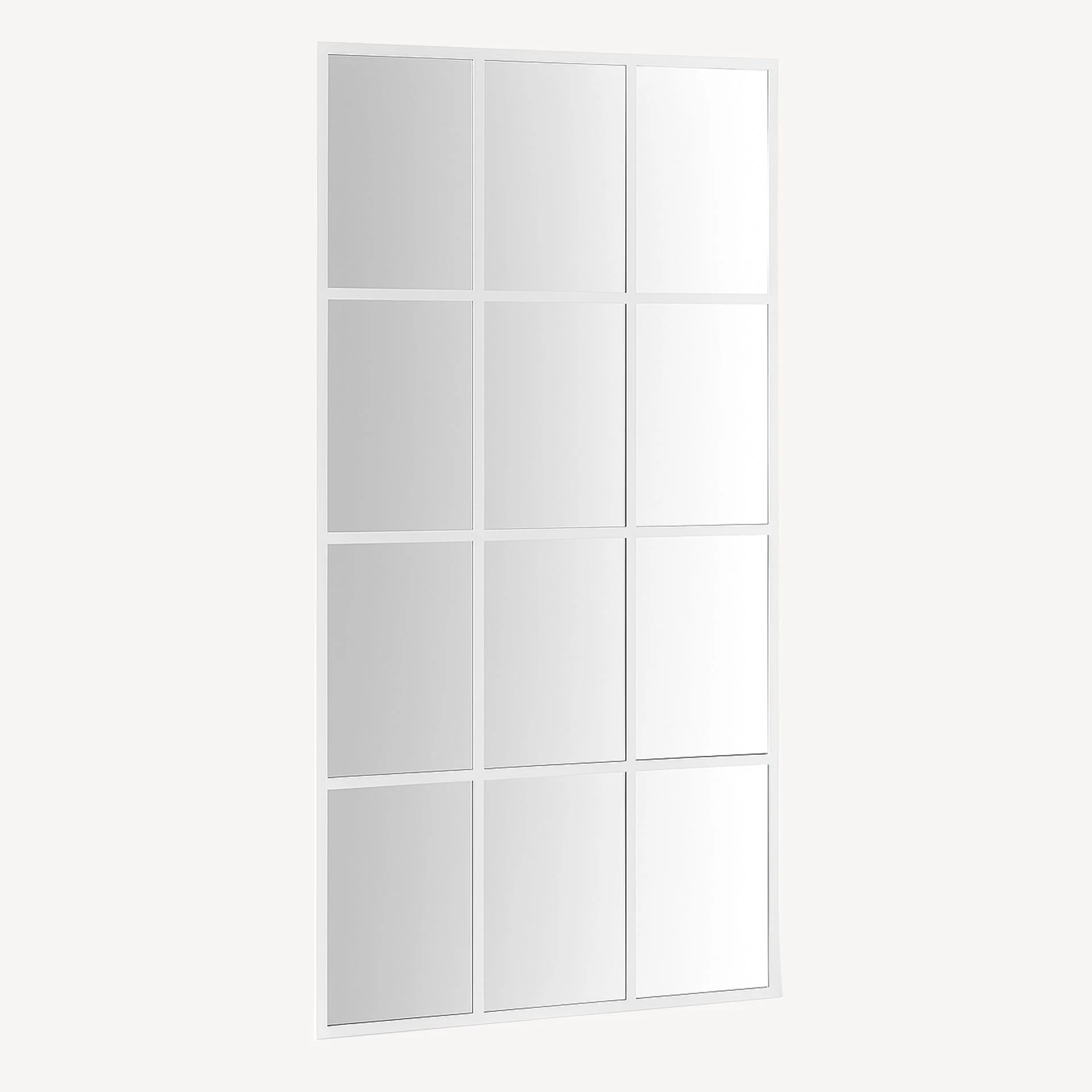 GDECO - Espejo Metal Ventana Blanco 180*90 cm - Imagen 2