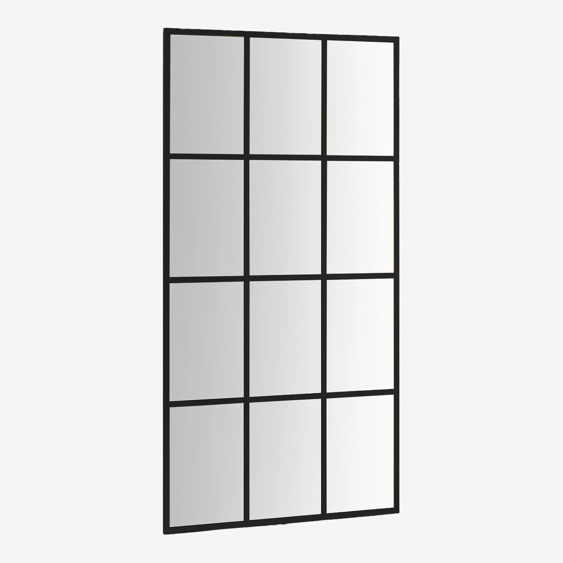 GDECO - Espejo Metal Ventana Negro 180*90 cm - Imagen 2