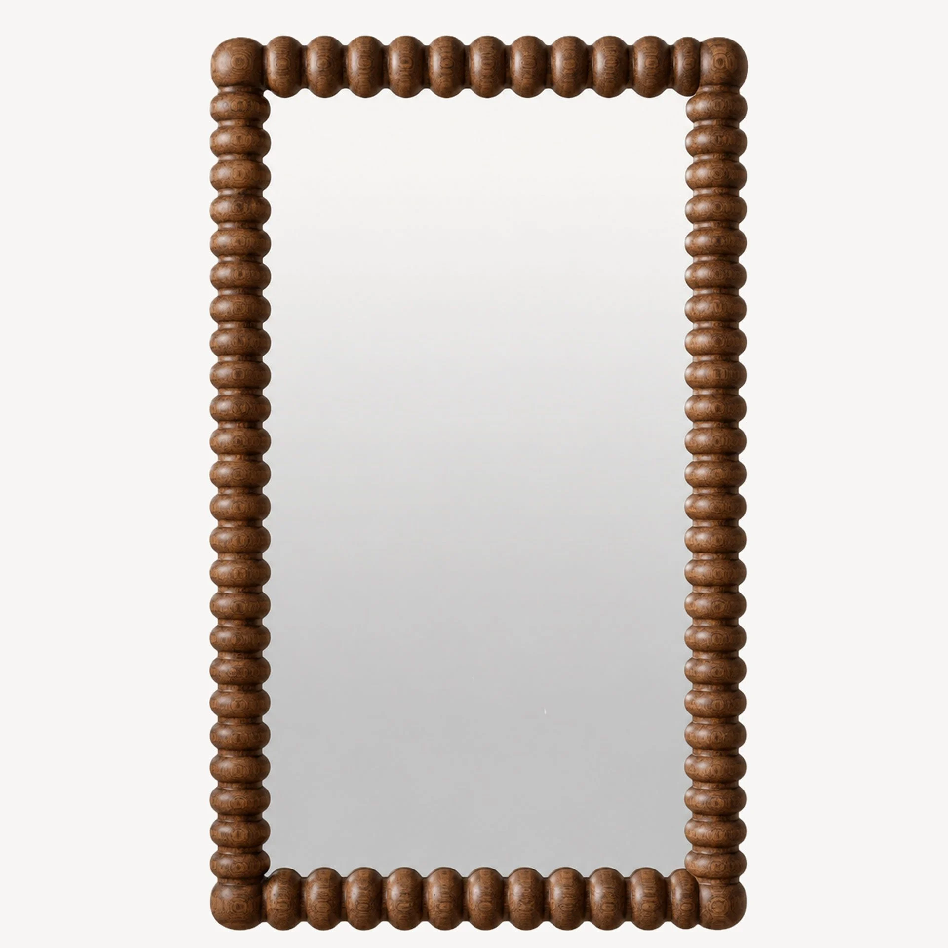 GDECO - Espejo Pared Madera Nogal Claro 180*80 cm - Imagen 2